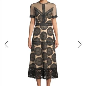 Nightcap Clothing Lace Midi Dress - LIKE NEW